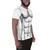 "Jacked" All over print mens athletic-t-shirt